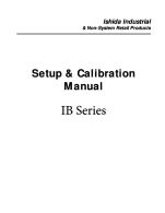 IB Series Setup and Calibration